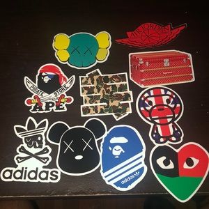 Hypebeast stickers pack